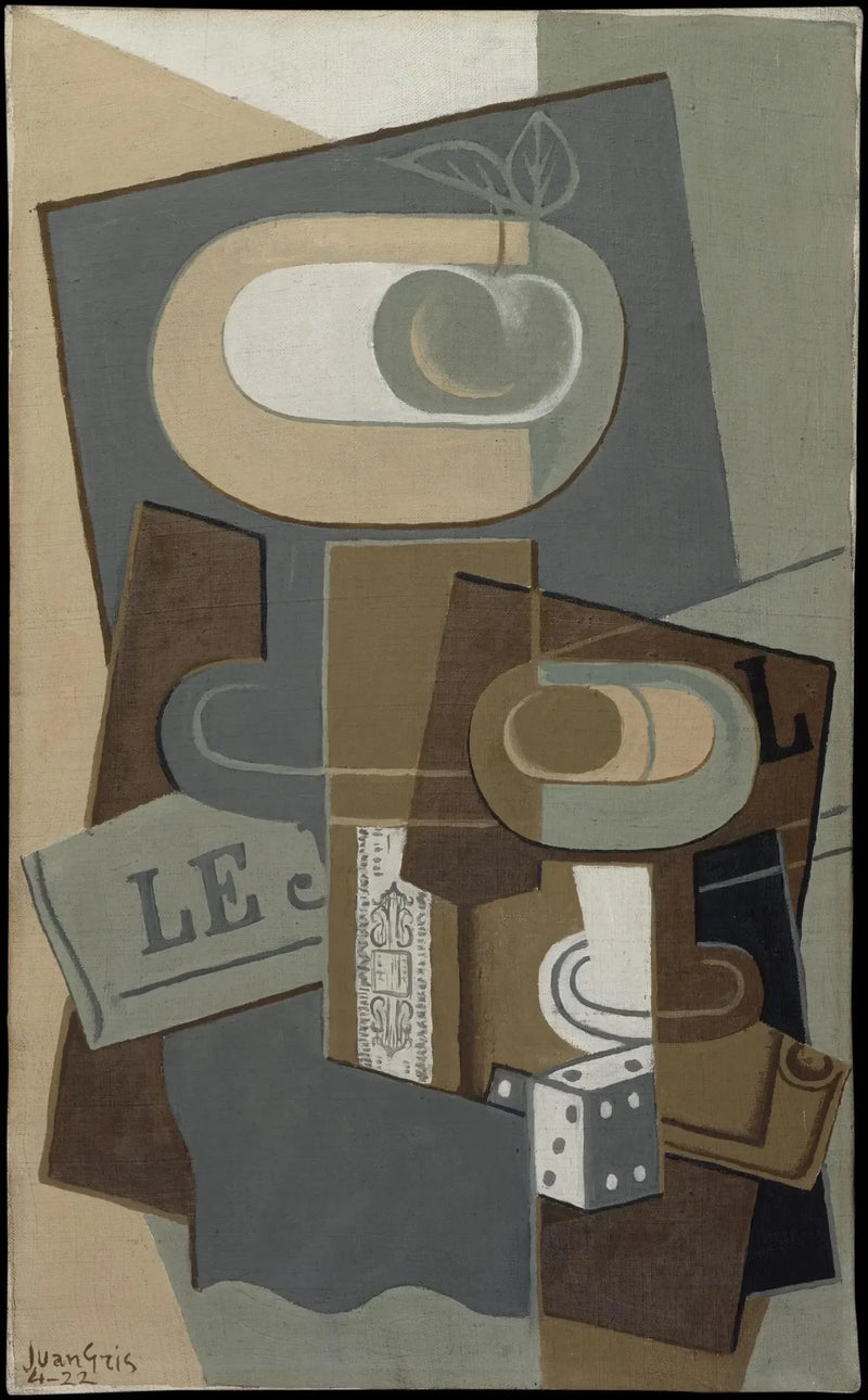 De dobbelstenen - Juan Gris