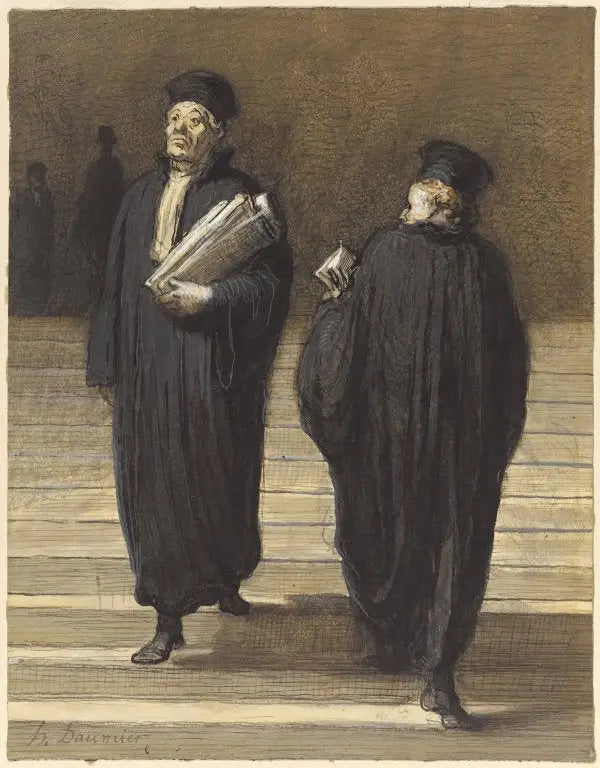 De twee collega-advocaten - Honoré Daumier