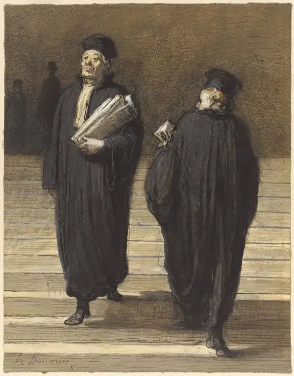De twee collega-advocaten - Honoré Daumier