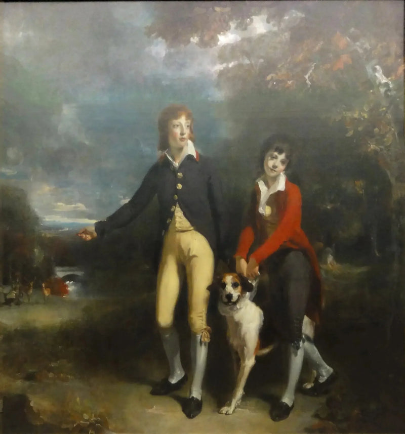 De twee zonen van de eerste graaf Talbot - Thomas Lawrence