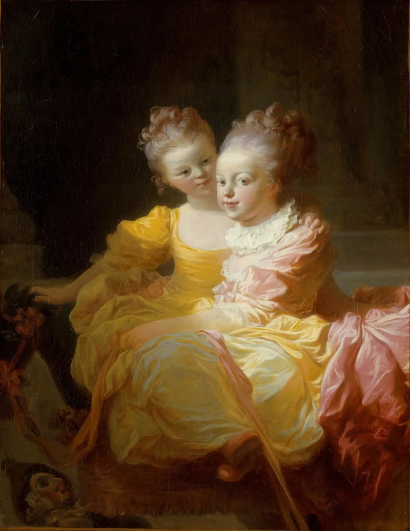 De Twee Zusters - Jean-Honoré Fragonard