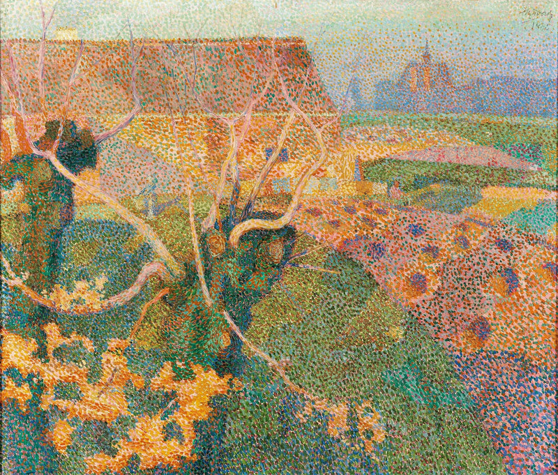 De twee wilgen (Zon van november) - Jan Toorop