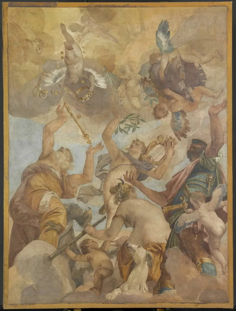 De goden van de Olympus: Jupiter, Apollo, Diana en Mars - Paul Véronèse

Source:
Les Dieux de l'Olympe : Jupiter, Apollon, Diane et Mars - Paul Véronèse