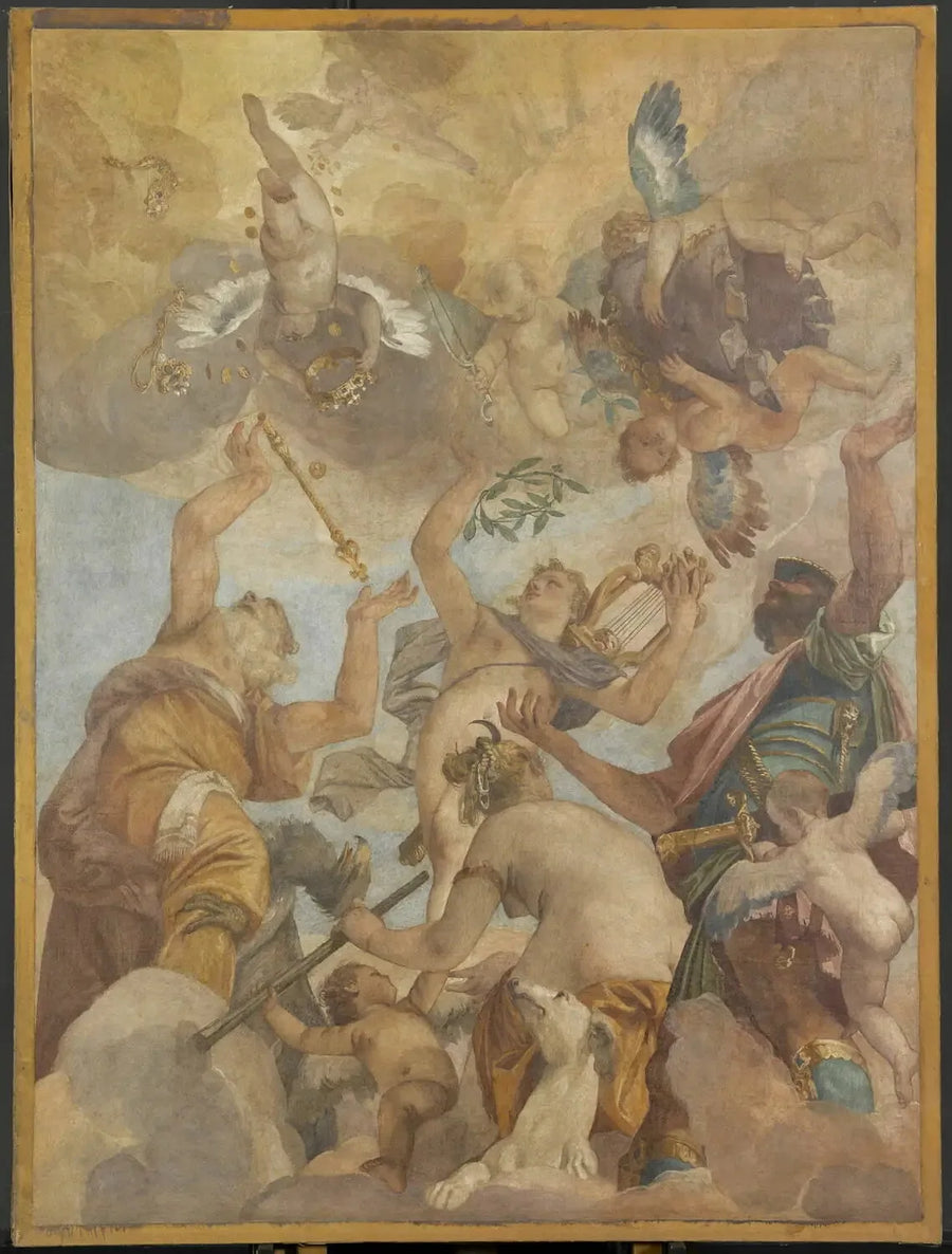 De goden van de Olympus: Jupiter, Apollo, Diana en Mars - Paul Véronèse

Source:
Les Dieux de l'Olympe : Jupiter, Apollon, Diane et Mars - Paul Véronèse