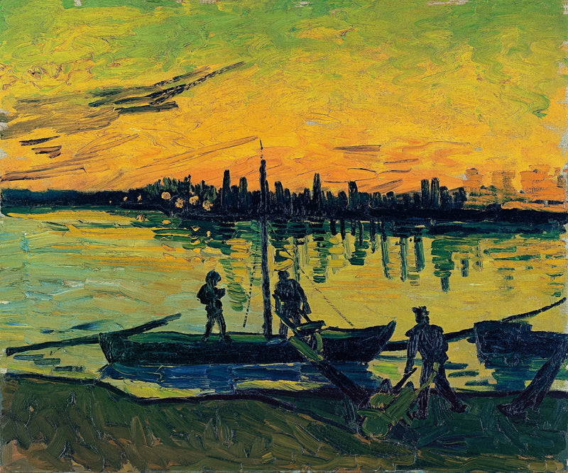 De dokkers in Arles - Vincent van Gogh