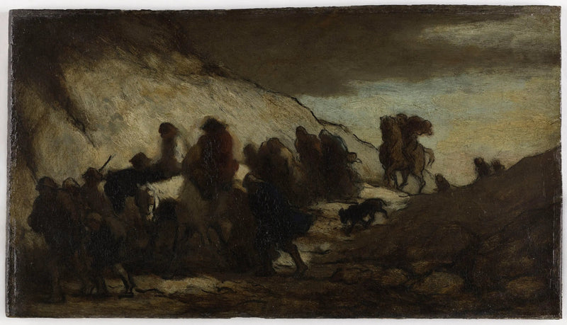 De emigranten - Honoré Daumier