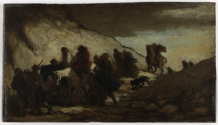 De emigranten - Honoré Daumier