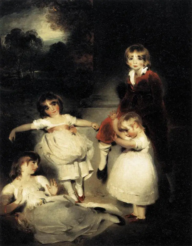 De kinderen van Ascoyghe Boucherett - Thomas Lawrence