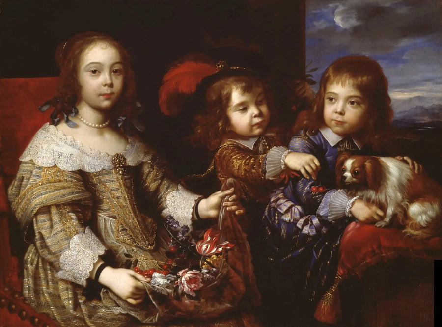 De kinderen van de hertog van Bouillon - Pierre Mignard