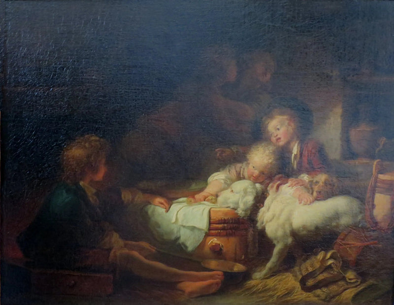 De kinderen van de boer - Jean-Honoré Fragonard