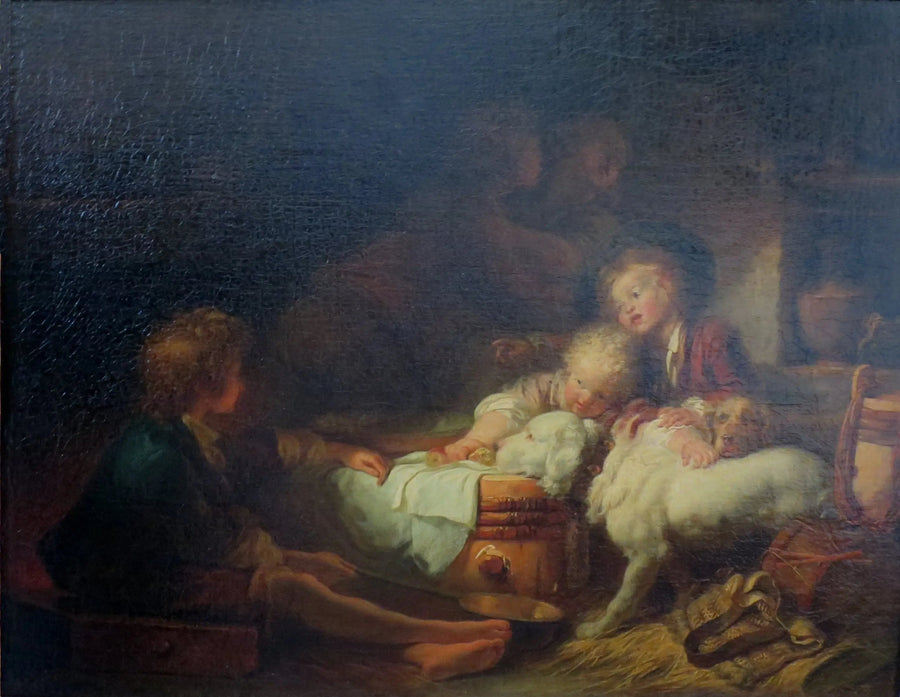 De kinderen van de boer - Jean-Honoré Fragonard