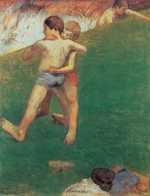 De Kinderen Strijdend - Paul Gauguin