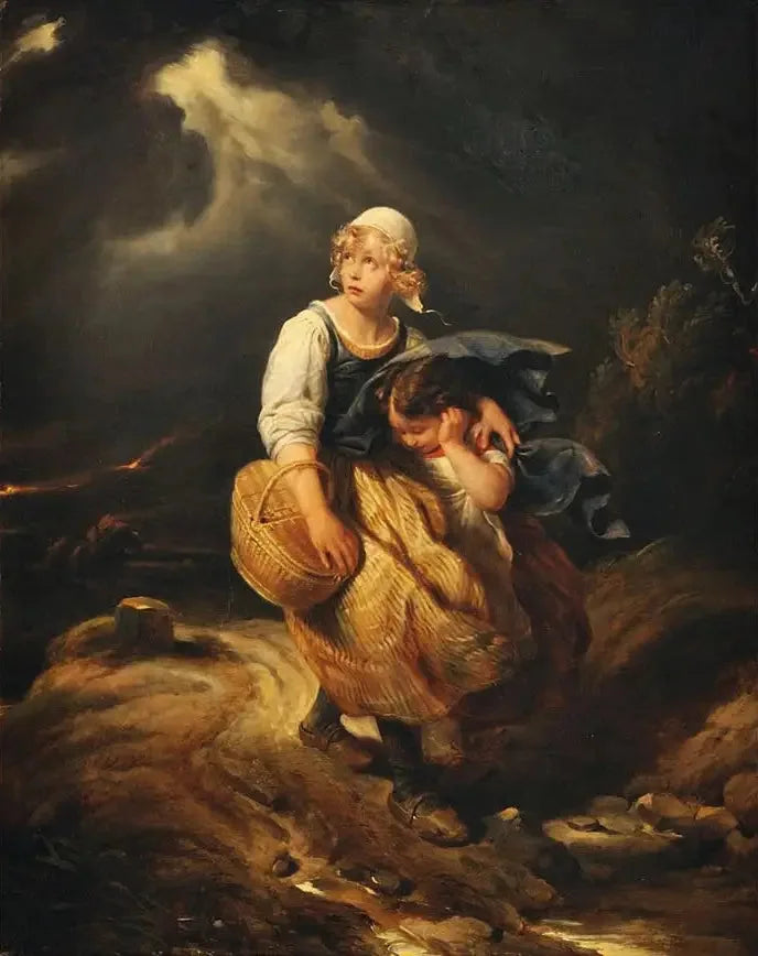 De kinderen verrast door de storm - Paul Delaroche

Source:
Les Enfants surpris par l'orage - Paul Delaroche