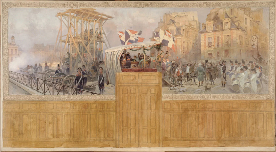 De vrijwillige inschrijvingen in 1792 - Édouard Detaille