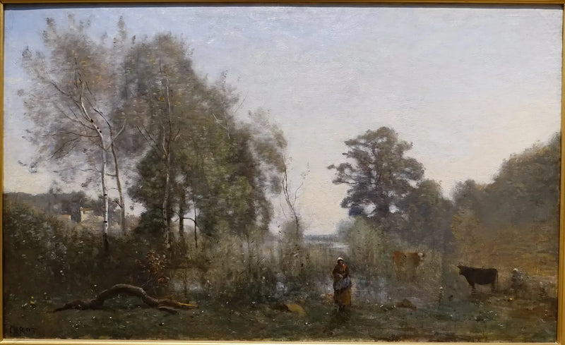 De vijvers van Ville d'Avray - Jean-Baptiste Camille Corot