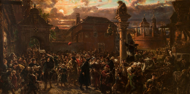 De studenten die Krakau verlieten in 1549 - Jan Matejko

Source:
Les étudiants quittant Cracovie en 1549 - Jan Matejko