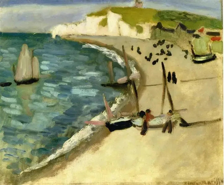 De Kliffen van Étretat - Henri Matisse