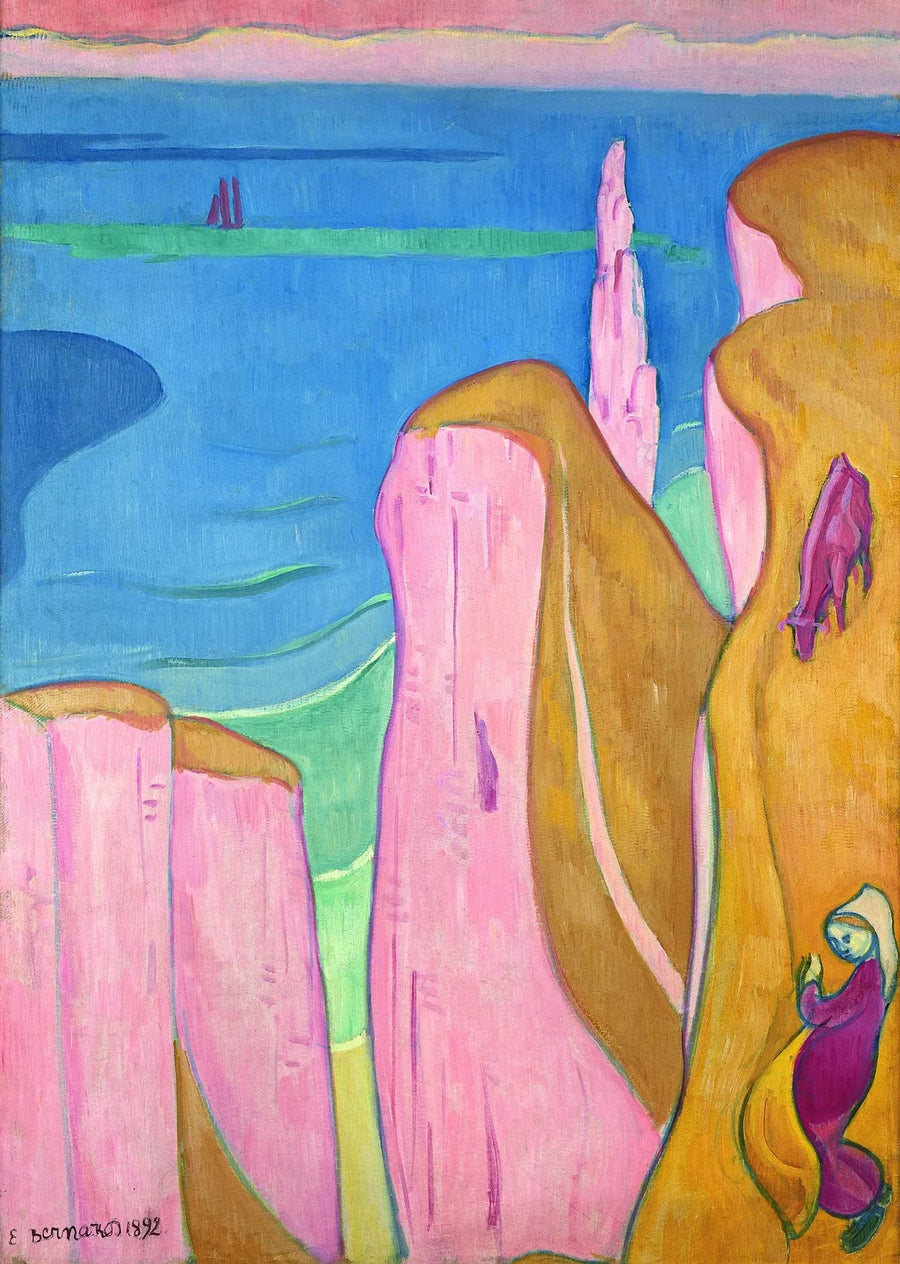 De Kliffen van Yport - Émile Bernard
