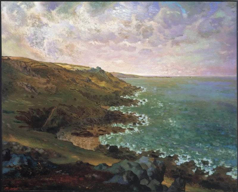 De kliffen van Gréville - Jean-François Millet