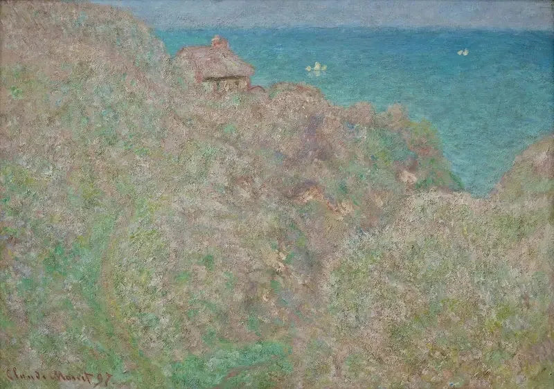 De kliffen van Varengeville - Claude Monet