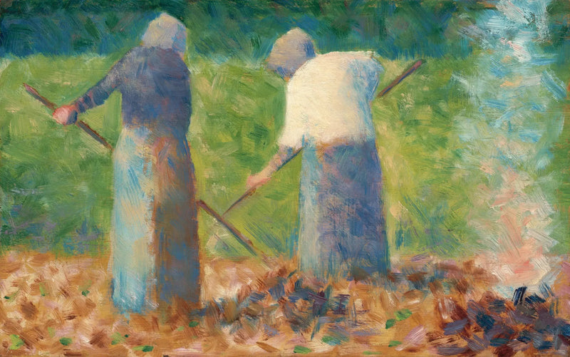 De maaiers van Montfermeil - Georges Seurat