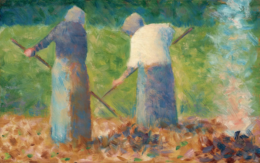 De maaiers van Montfermeil - Georges Seurat