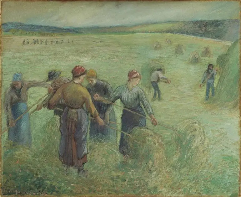 De Maaiers - Camille Pissarro