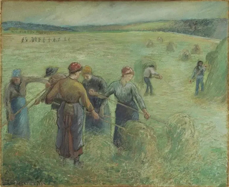 De Maaiers - Camille Pissarro