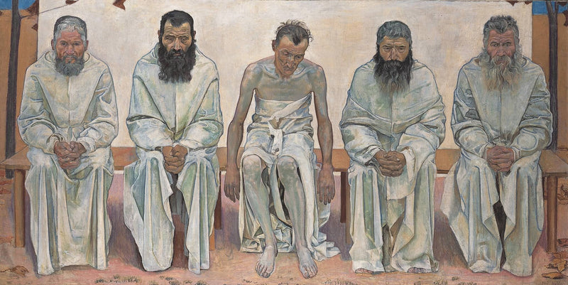 De vermoeiden van het leven - Ferdinand Hodler