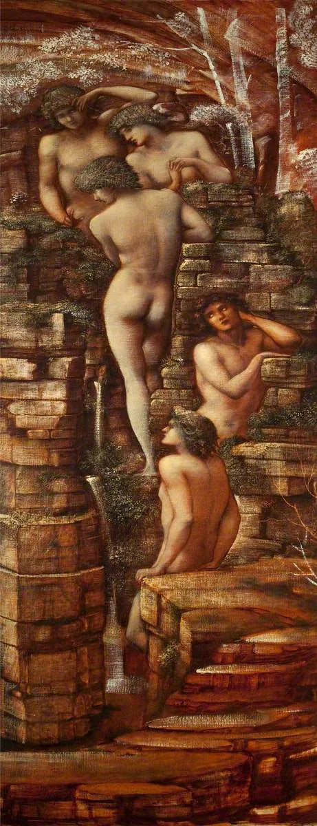 De feeën van de heuvels - Edward Burne-Jones