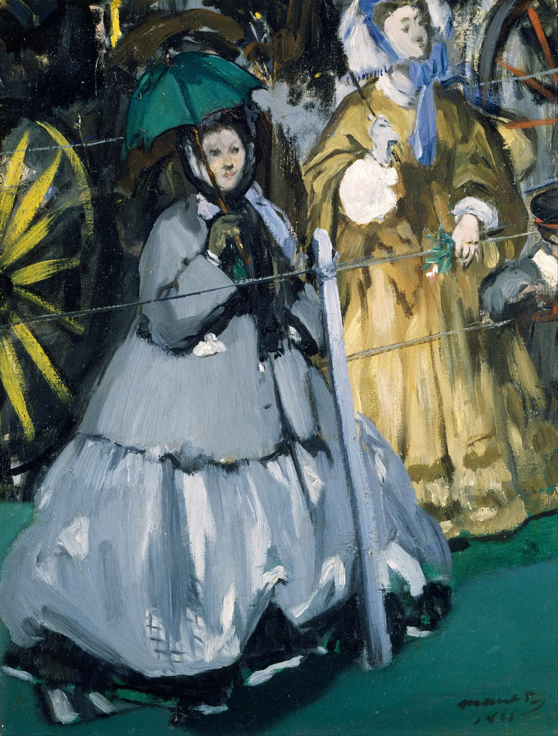 De vrouwen op de races - Édouard Manet