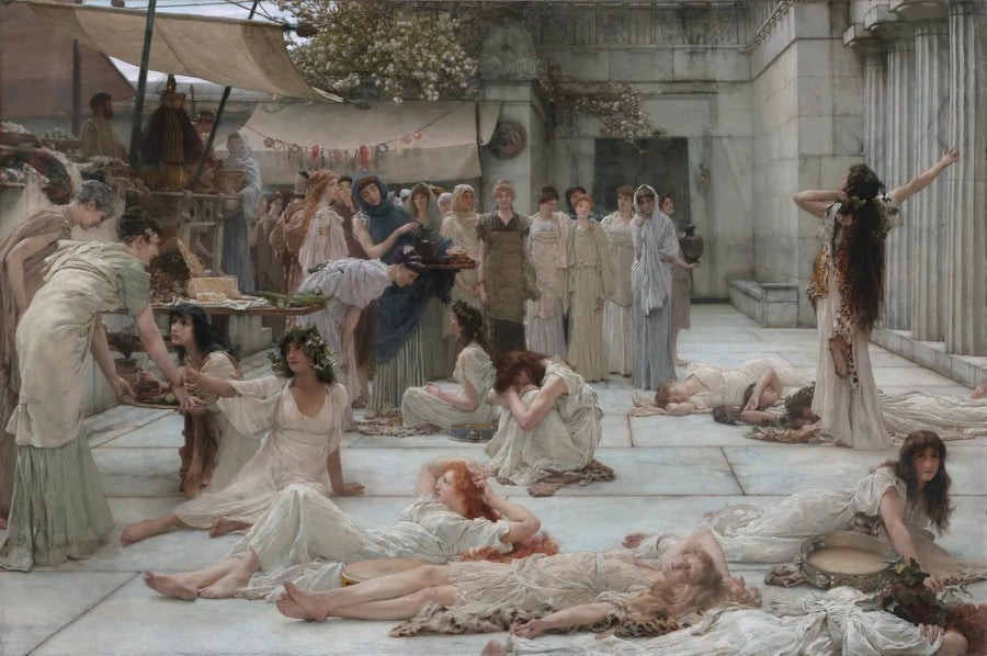 De Vrouwen van Amphissa - Lawrence Alma-Tadema