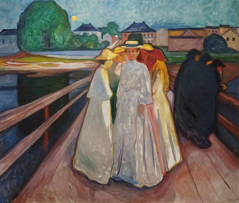 De Vrouwen op de Brug - Edvard Munch