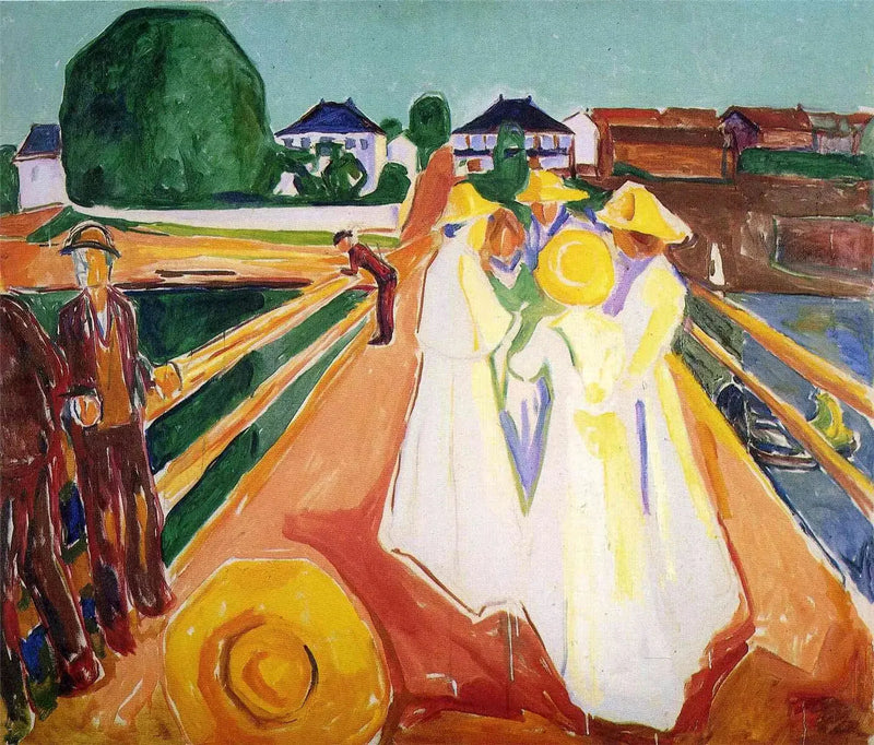De Vrouwen op de Brug - Edvard Munch