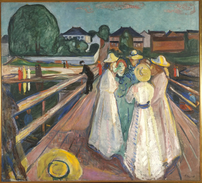 De Vrouwen op de Brug - Edvard Munch