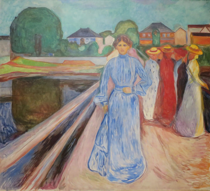 De Vrouwen op de Brug - Edvard Munch