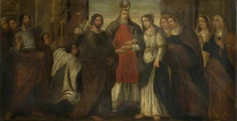 De verloving van Maria en Jozef - Peter Paul Rubens