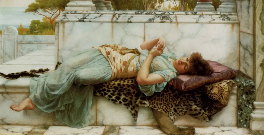 De verloofden - John William Godward