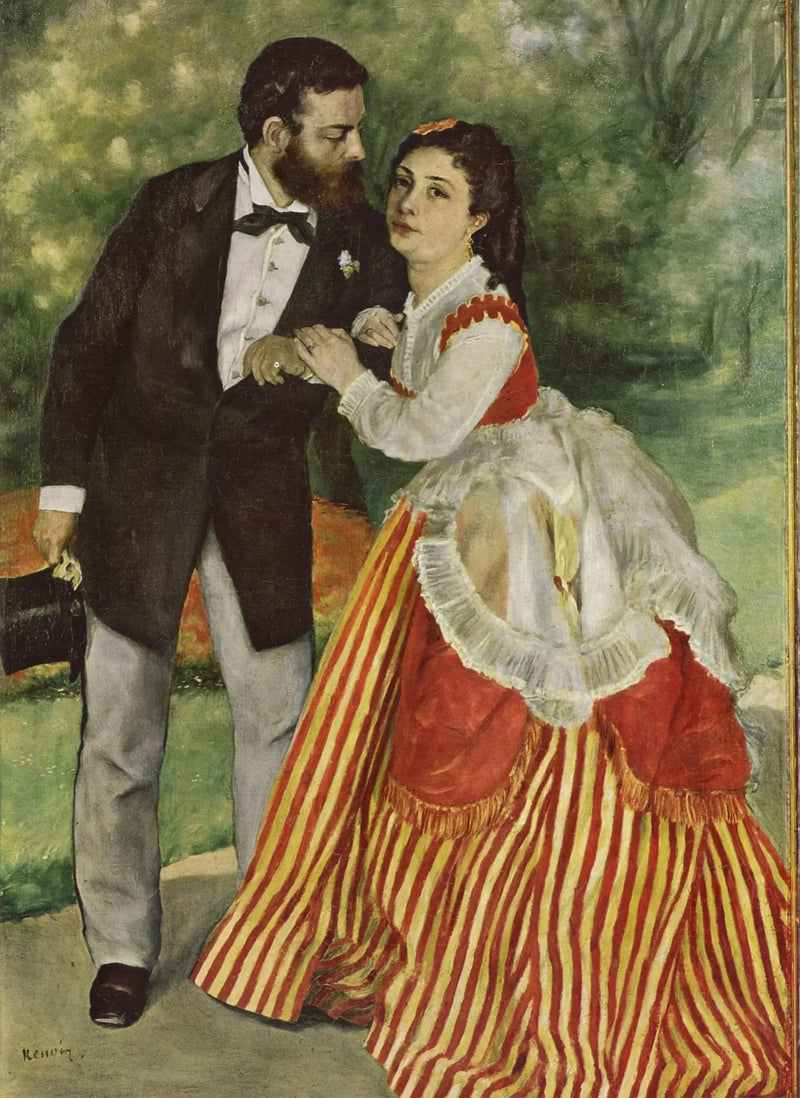 De Verloofden - Het Huishouden Sisley - Pierre-Auguste Renoir