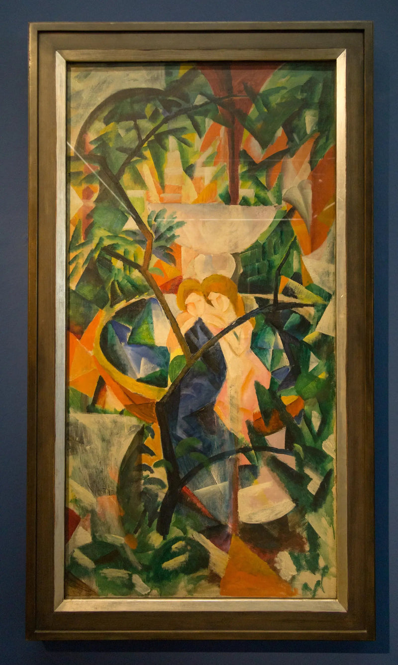 De meisjes bij de fontein - August Macke