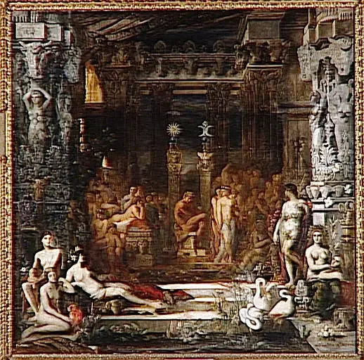 De dochters van Thespius - Gustave Moreau