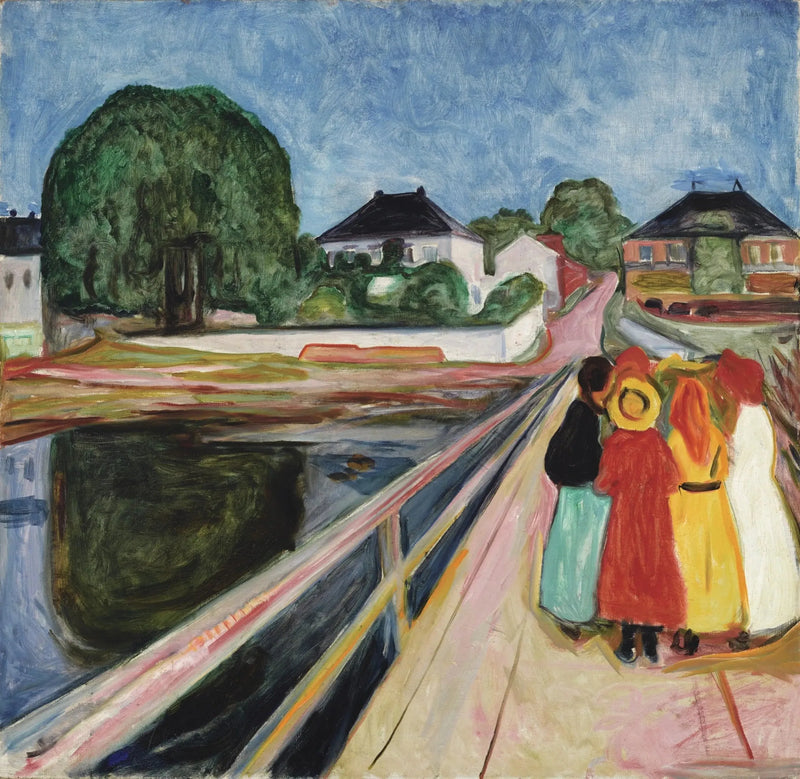 De Meisjes op de Brug - Edvard Munch