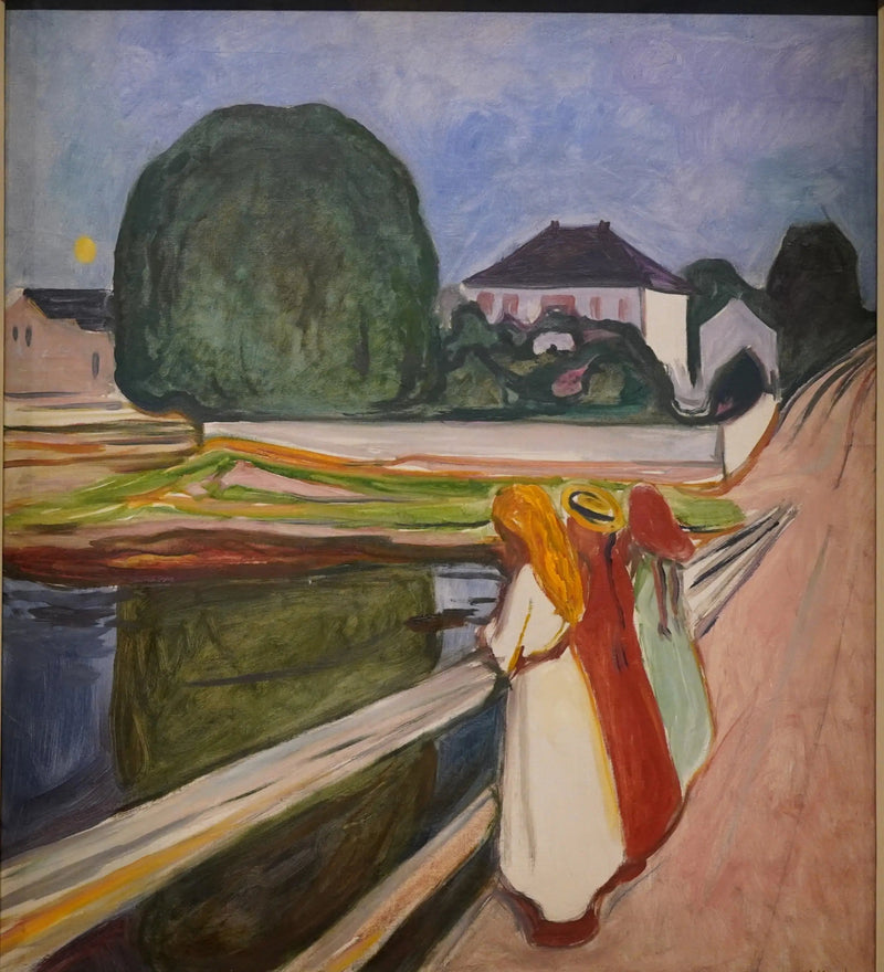 De Meisjes op de Brug - Edvard Munch