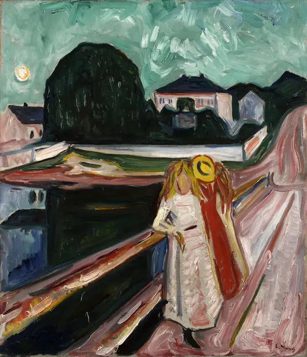 De Meisjes op de Brug - Edvard Munch