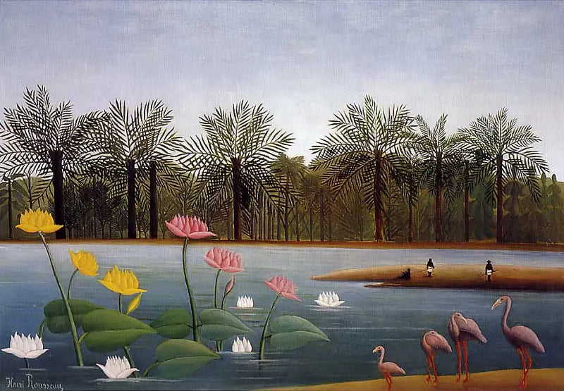 De Flamingo's - Henri Rousseau