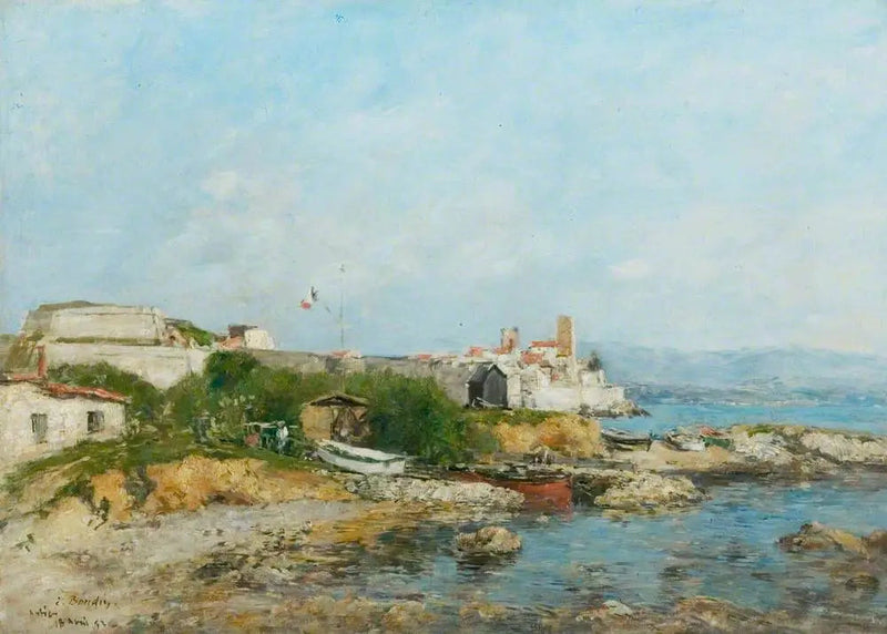 De vestingwerken van Antibes - Eugène Boudin