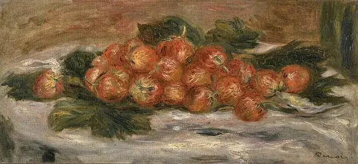 De Aardbeien - Pierre-Auguste Renoir