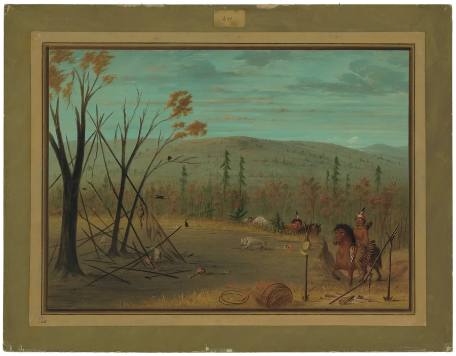 De broers Cheyenne keren terug van hun herfstjacht - George Catlin

Source:
Les frères Cheyenne reviennent de leur chasse d'automne - George Catlin
