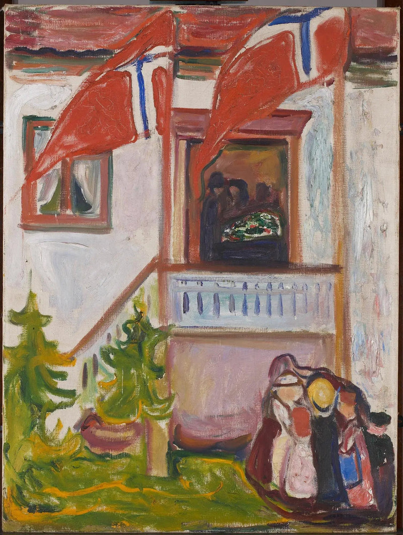 De Begrafenis - Edvard Munch