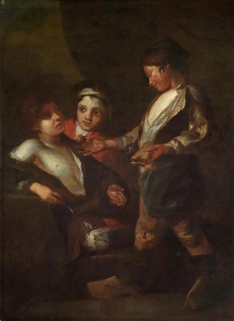 De straatkinderen eten (diptyque, rechterpaneel) - Bartolomé Esteban Murillo

Source:
Les gamins des rues mangent (diptyque, panneau de droite) - Bartolomé Esteban Murillo